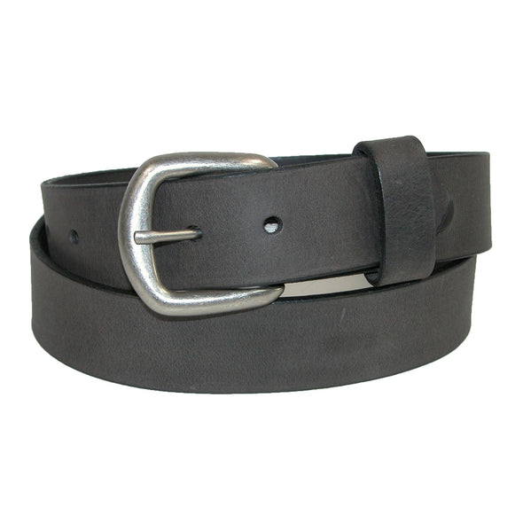 Men's Big & Tall Oil Tanned Pull Up Leather Removable Buckle Belt