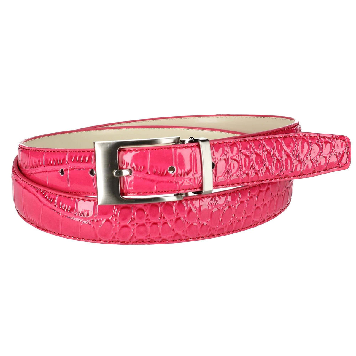 Girls Croc Print Belt main image 0