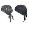 Cotton Premium Solid and Paisley Do Rag (Pack of 2)