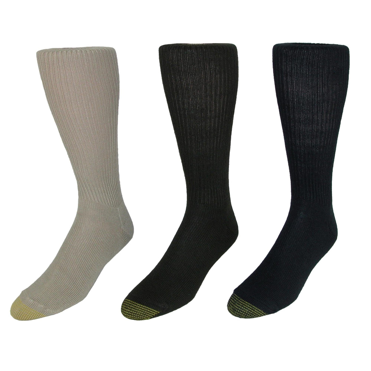 Men's Mid Calf Fluffies Socks (Pack of 3) by Gold Toe