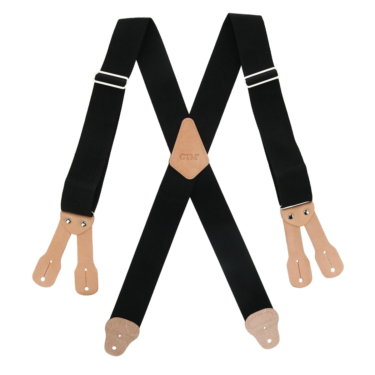 Men's Big & Tall NonElasticized Button End Work Suspenders by CTM
