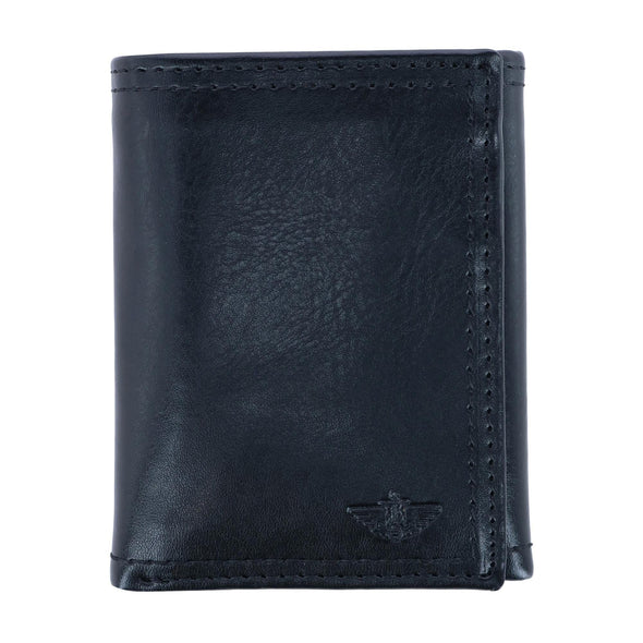 Men's Leather RFID Trifold Wallet