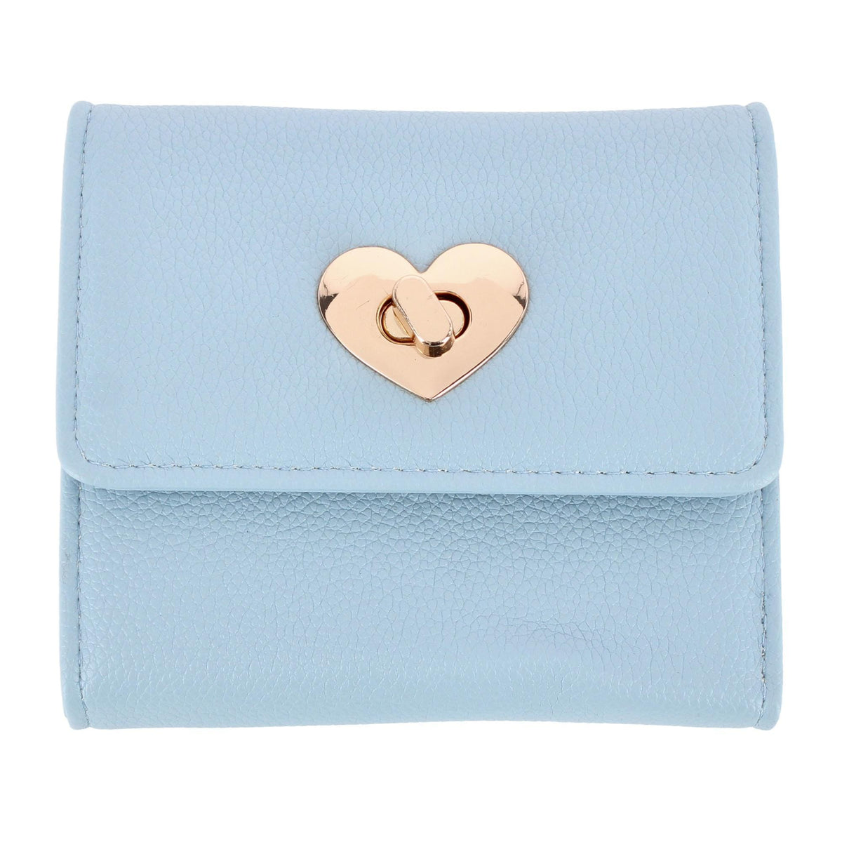 Women's Premium Faux Leather Tri-Fold Mini Wallet by CTM | Trifold