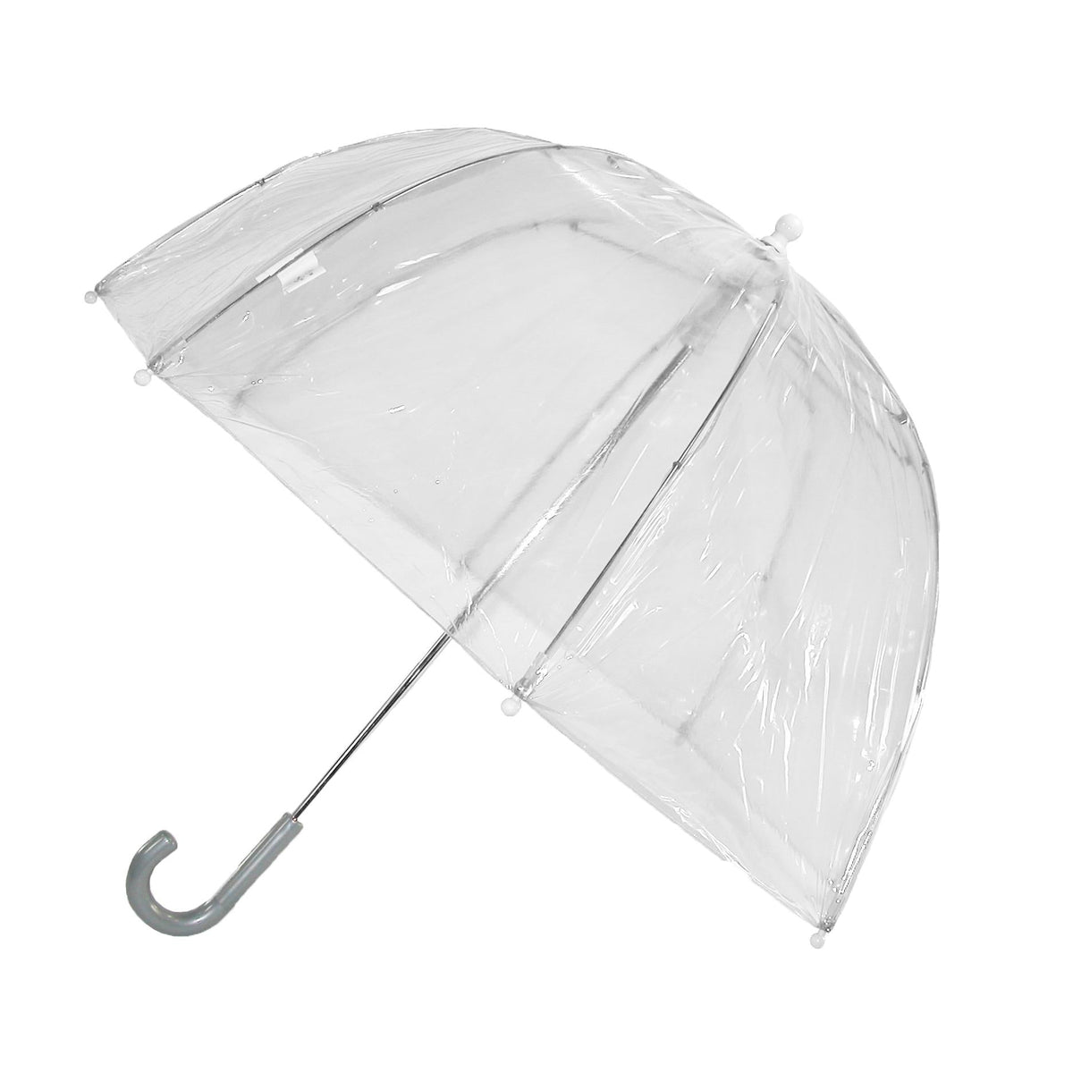 Kids' Vinyl PinchProof Clear Bubble Umbrella by Totes Stick