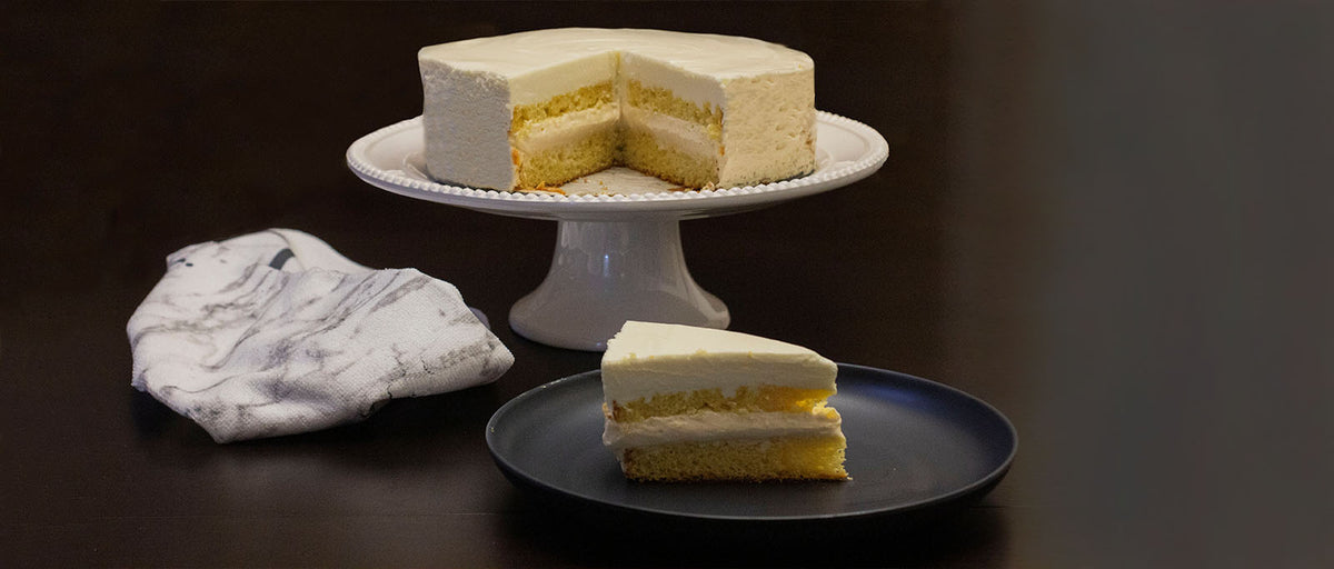 Easy Layered White Chocolate Cheesecake