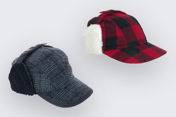 Two cold weather hats for men width=