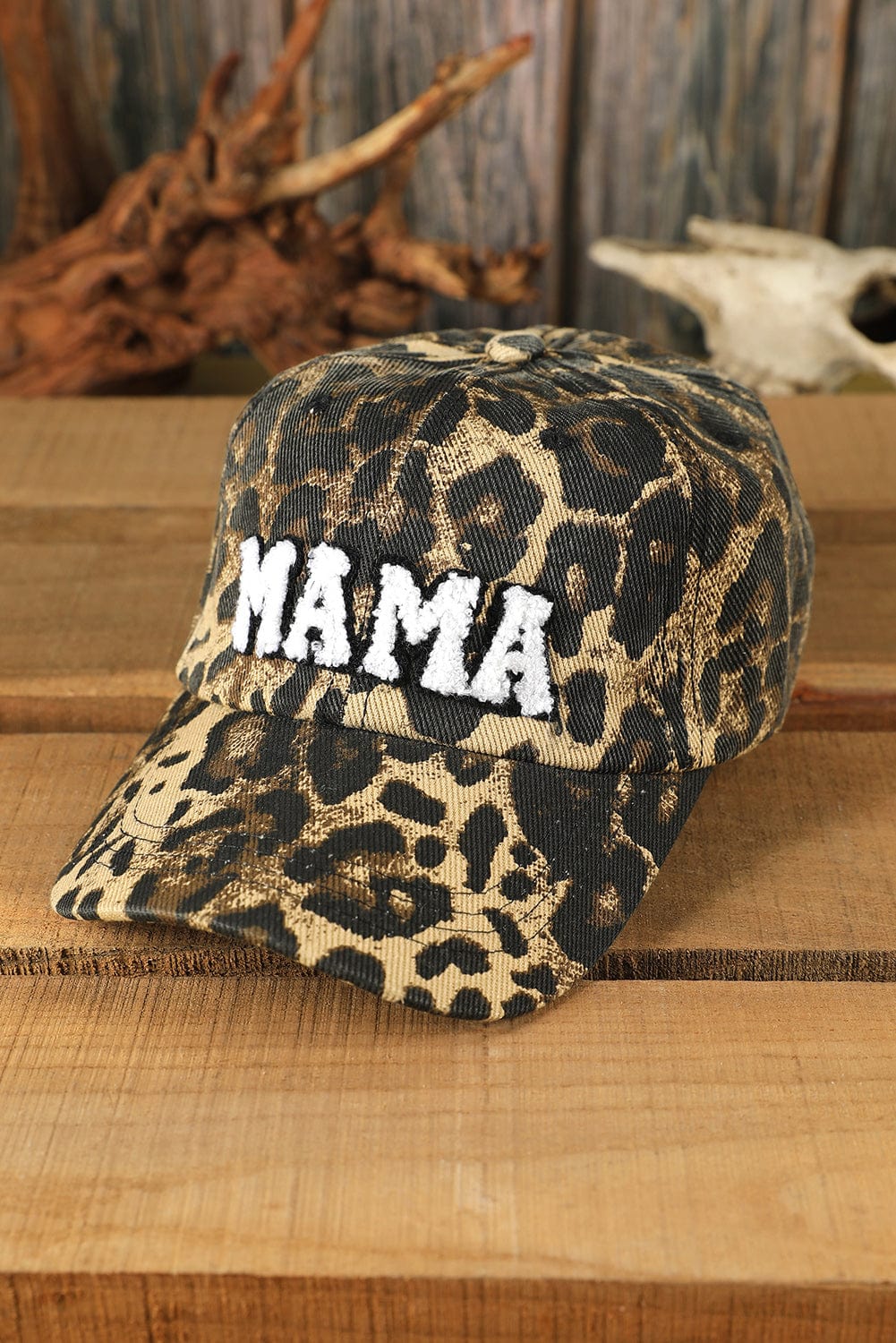 Poppy Lee Lane Women's Leopard MAMA Baseball Cap - leopard