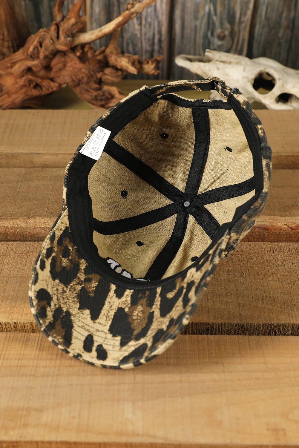 Poppy Lee Lane Women's Leopard MAMA Baseball Cap - Leopard MAMA Baseball Cap - Threaded Pear