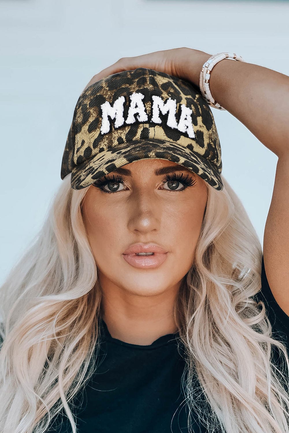 Poppy Lee Lane Women's Leopard MAMA Baseball Cap - leopard