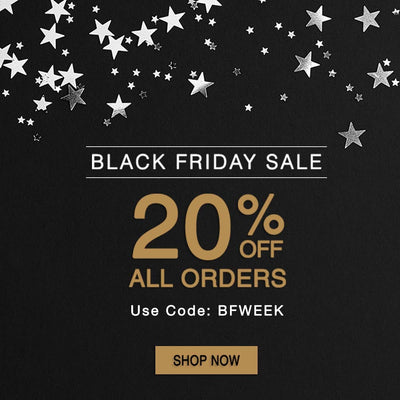Black Friday Sale: 20% Off All Orders! Use code BFWEEK. Shop now! width=