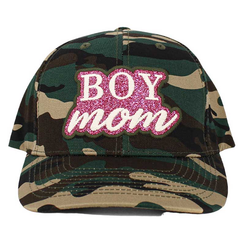Madeline Love Women's Boy Mom Message Baseball Cap - green