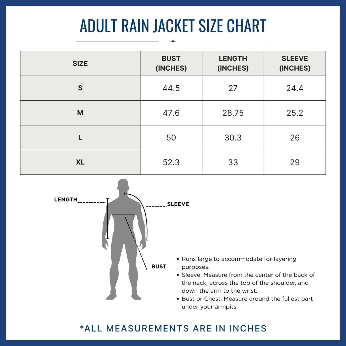 CTM® Adult Reusable Water Resistant Rain Jacket with Hood and Pockets - Gray