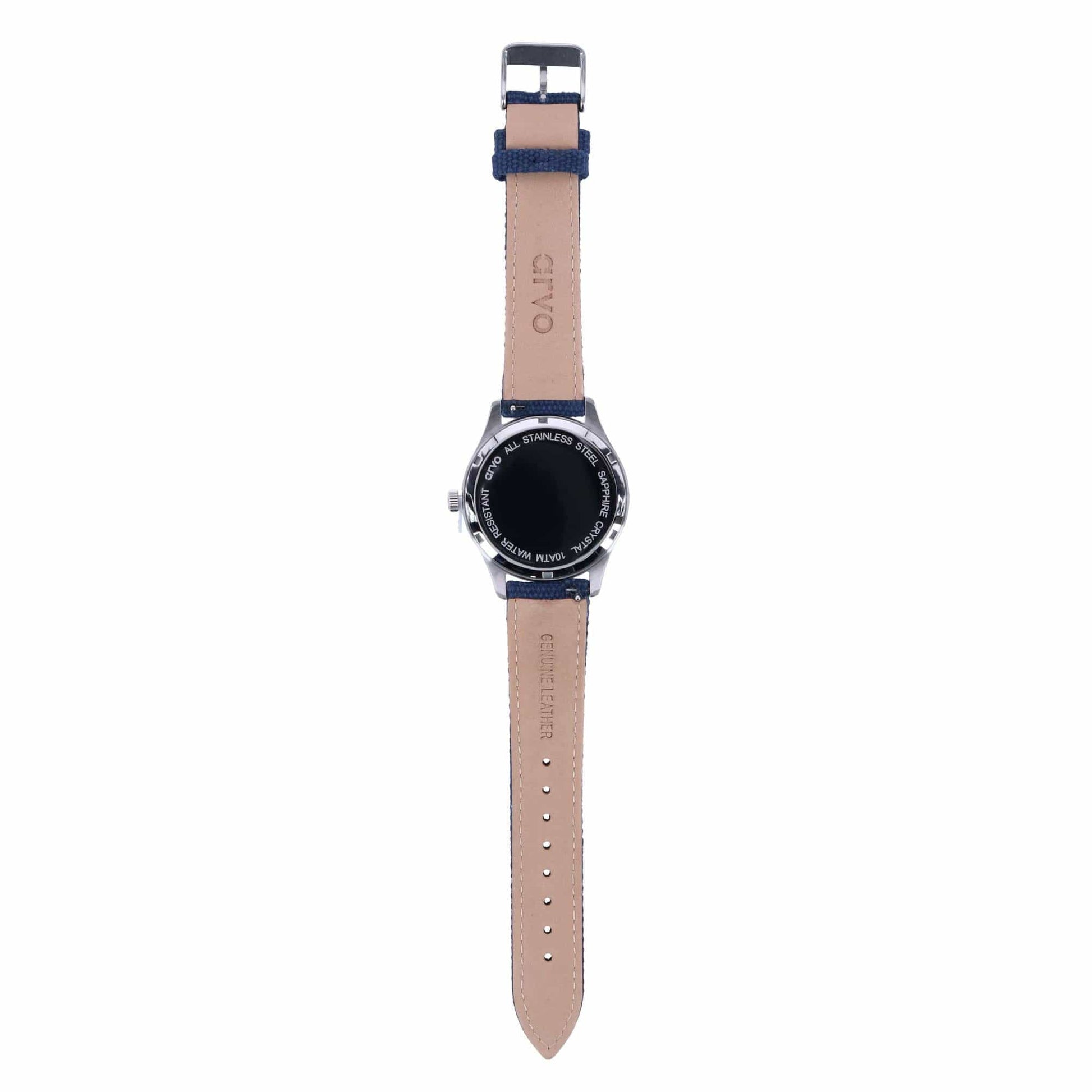 Arvo Rove Field Blue Face Watch - Jeans Blue Band