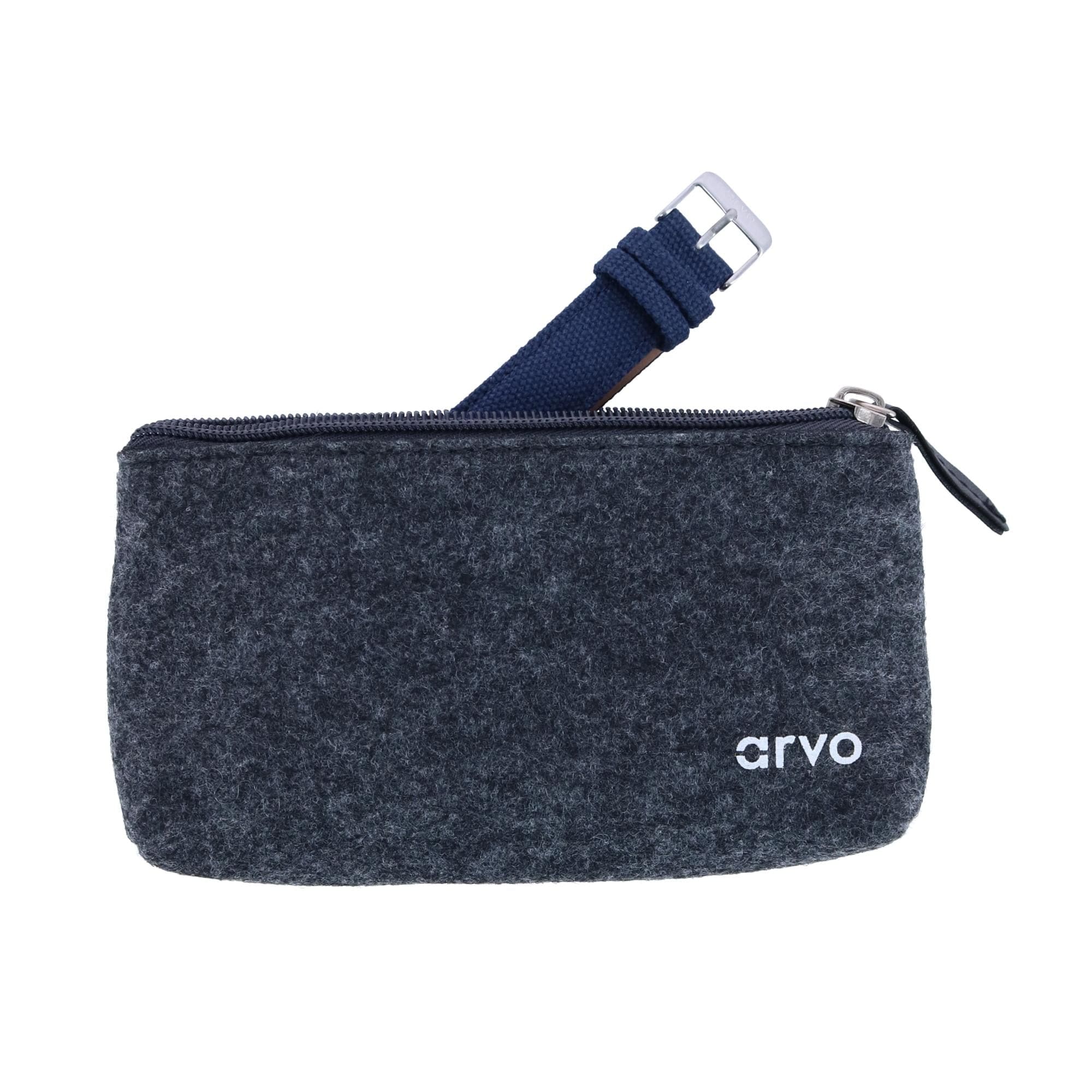 Arvo Rove Field Blue Face Watch - Jeans Blue Band