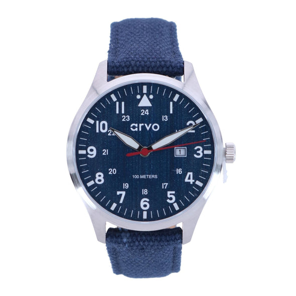 Rove Field Blue Face Watch