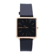 Time Squared Black Dial Watch