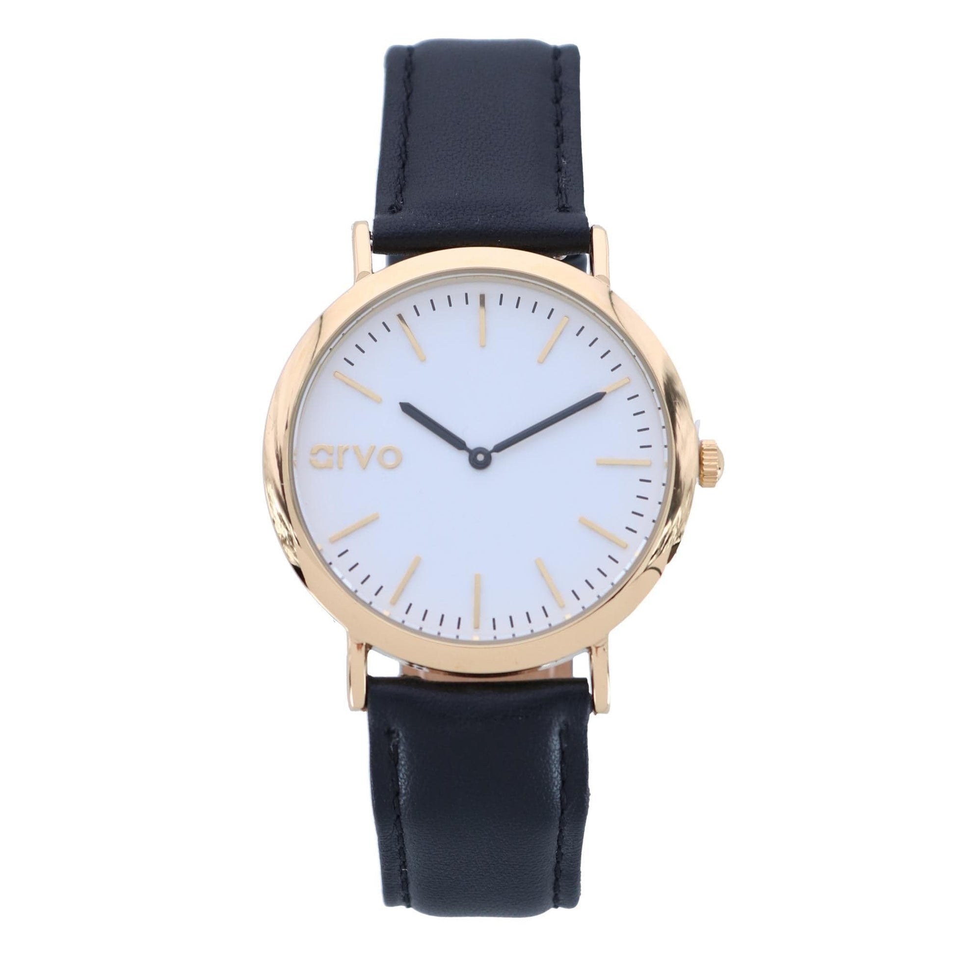 Arvo White Face Gold Time Sawyer Watch