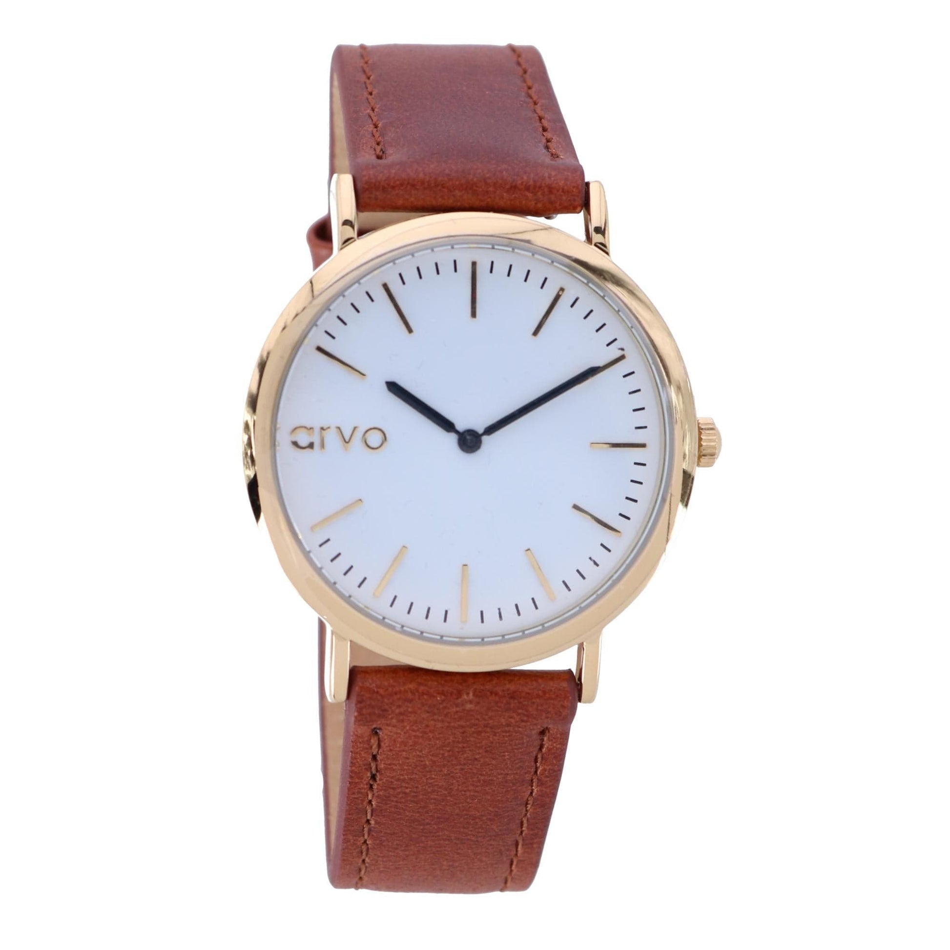 Arvo White Face Gold Time Sawyer Watch - White Face Gold Time Sawyer Watch