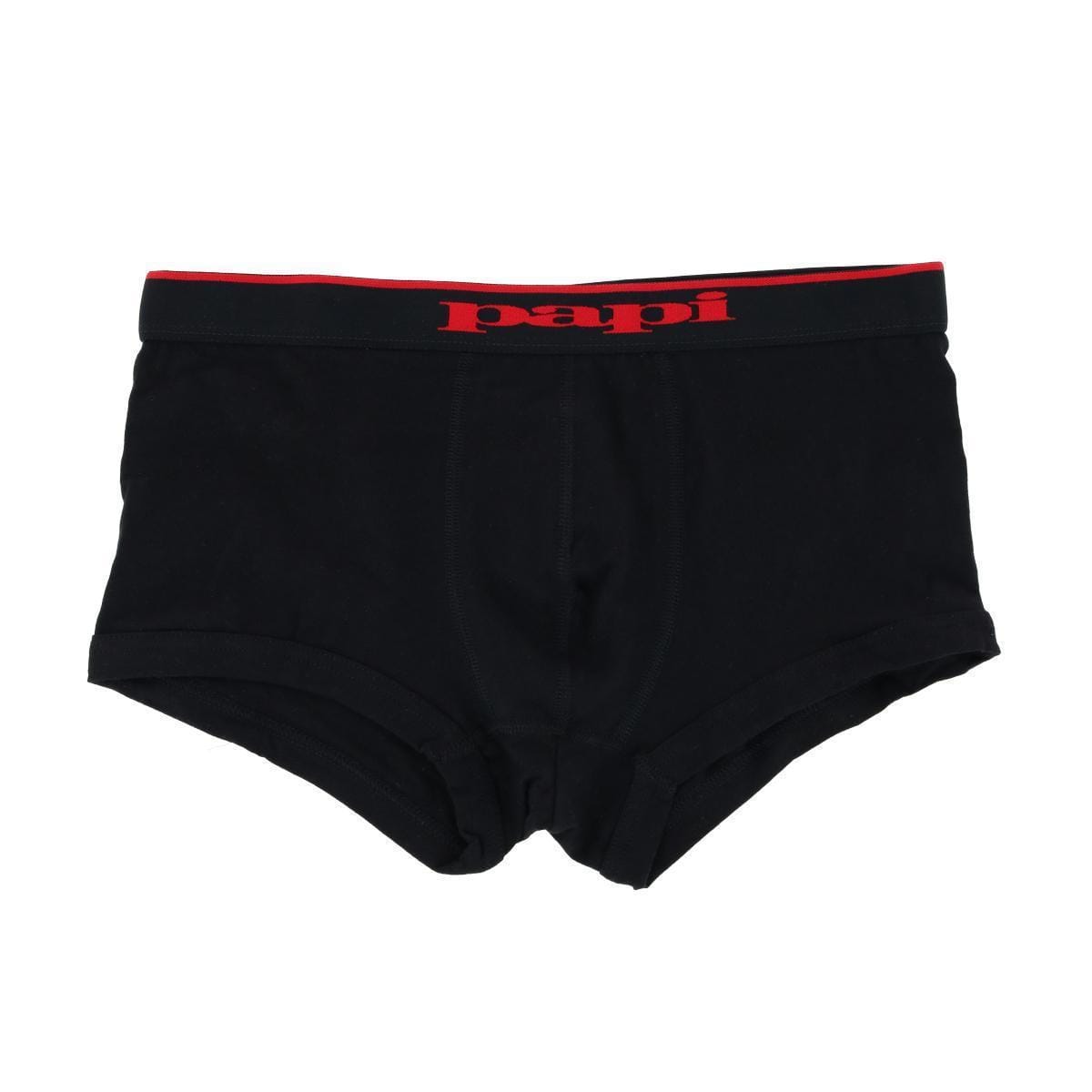 Papi Men's Solid Brazilian Cut Trunks (3 Pack) - Black