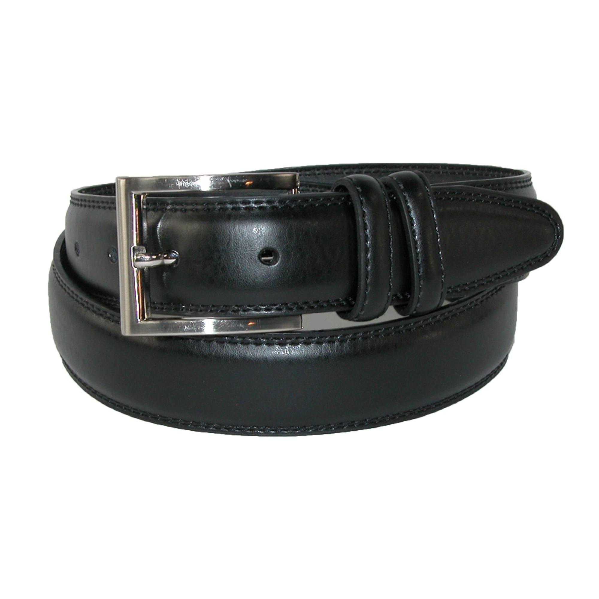 Men's Leather Padded Belt with Double Keeper by Aquarius | Dress Belts ...