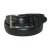 Men's Big & Tall Leather Padded Belt with Satin Buckle