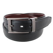 Men's 35mm Reversible Dress Belt with Burnished Buckle