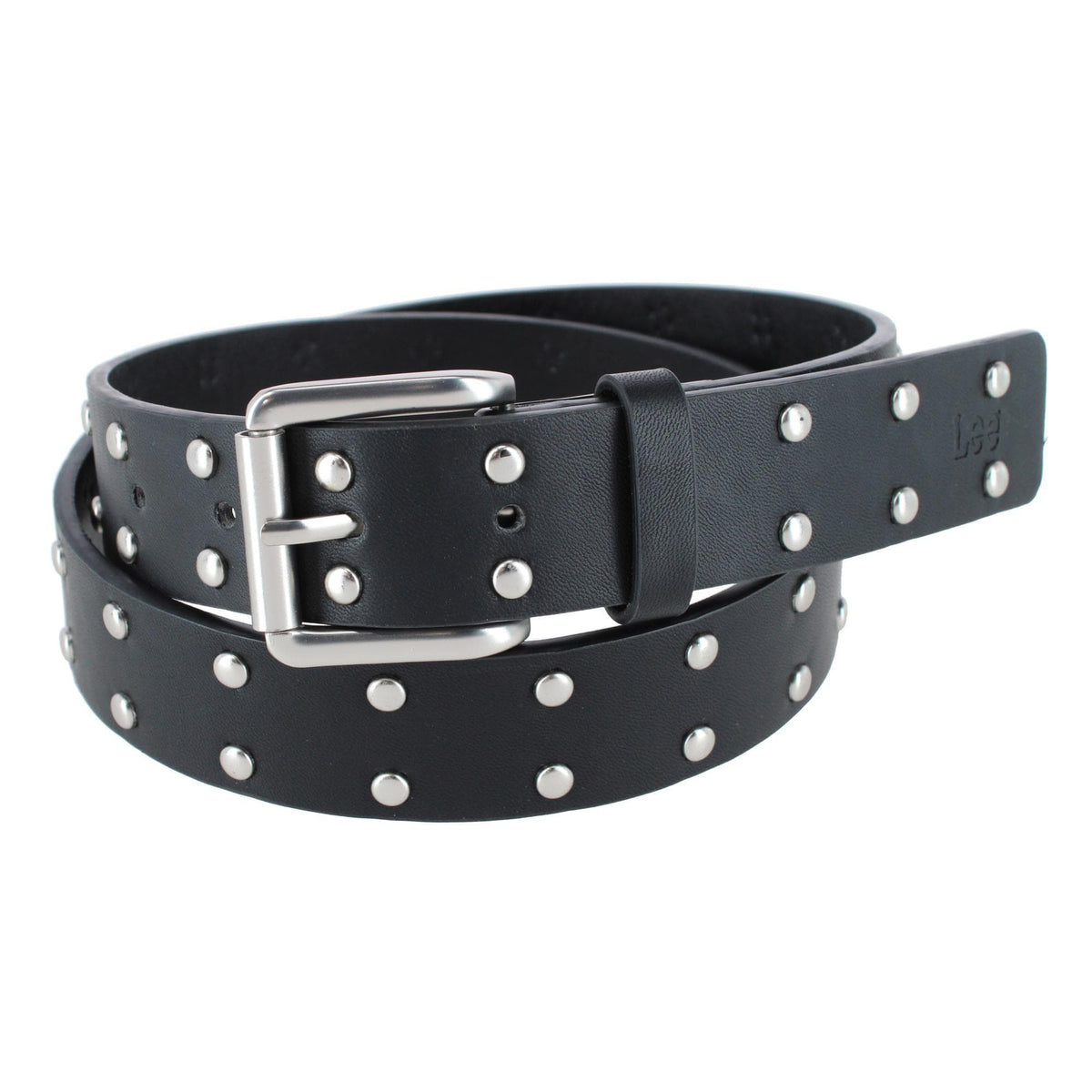Lee Women's 35mm Riveted Synthetic Leather Belt Matte Roller Buckle