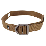 Men's 45mm Tactical Web Belt with D-Ring Buckle Tan