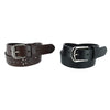 Girl's Perforated Belt and Solid Belt (Pack of 2)
