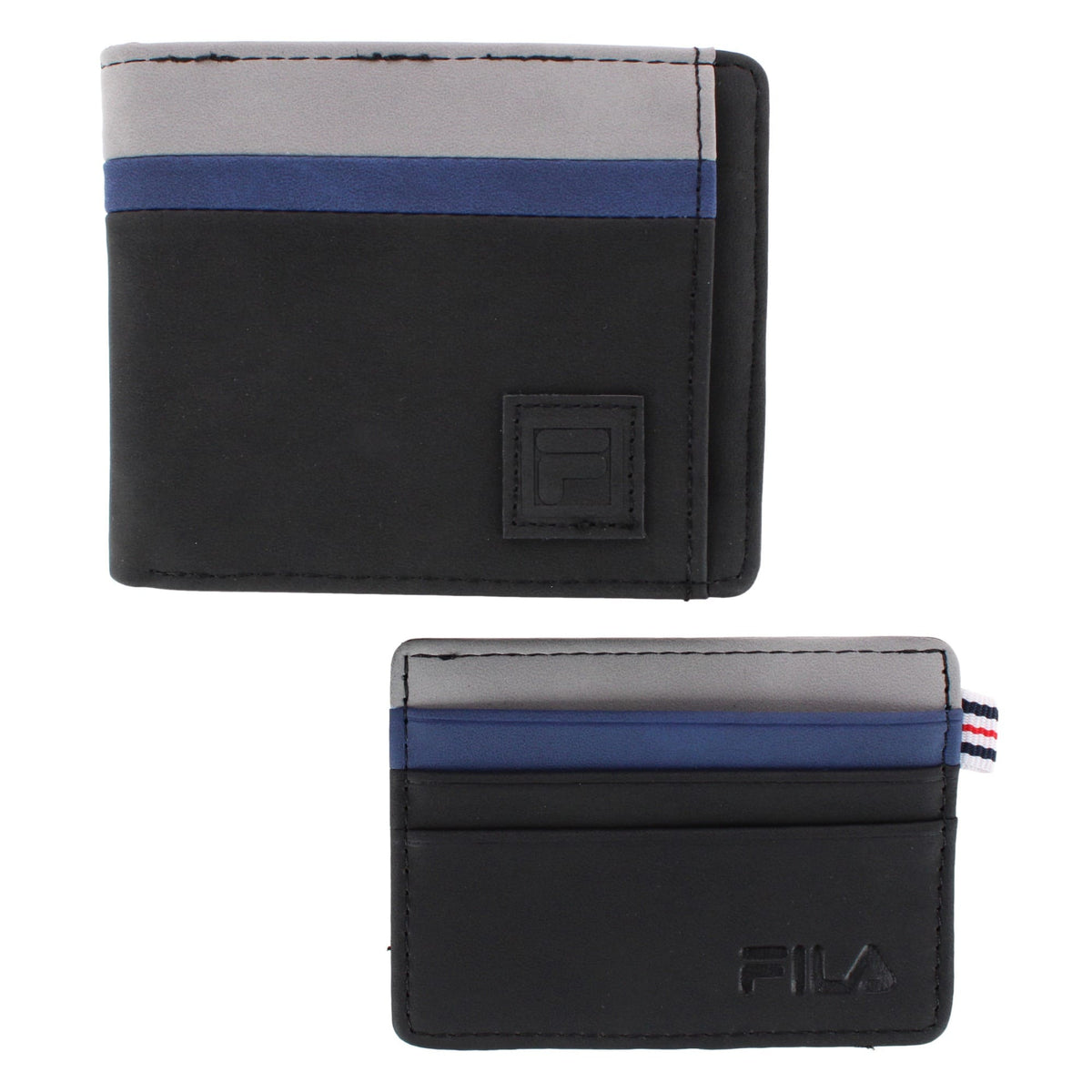 Fila Men's Bifold Wallet and Removable Passcase Gift Set - Men's Bifold Wallet and Removable Passcase Gift Set