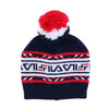 Adult Knit Logo Winter Beanie Hat with Pom
