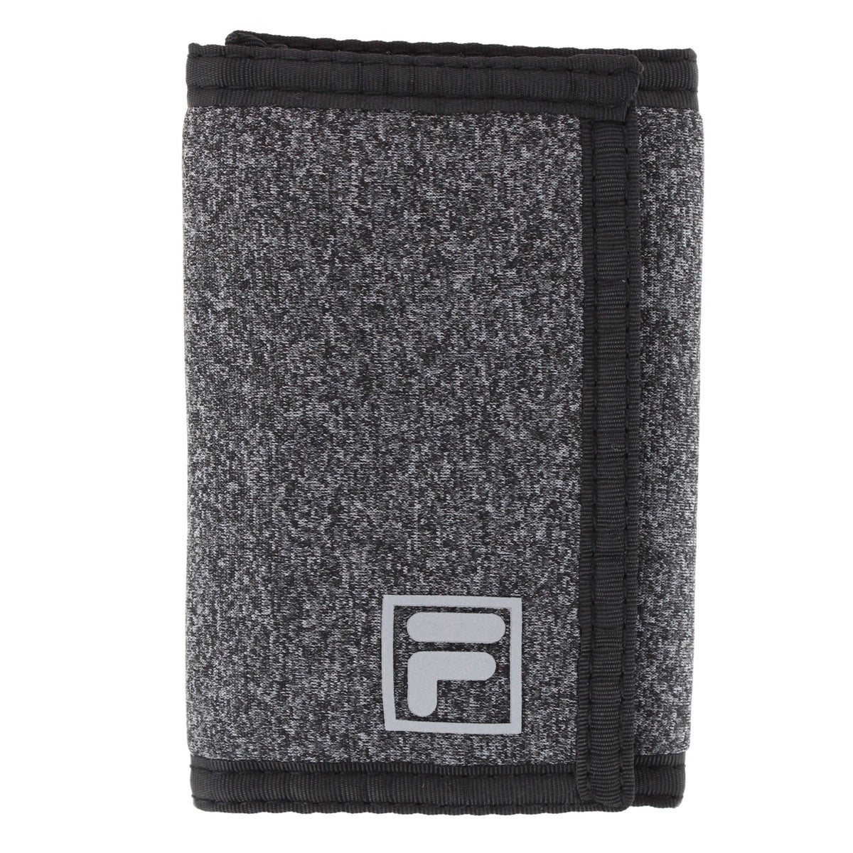 Fila Men's Sporty Trifold Wallet with Hook & Loop Closure