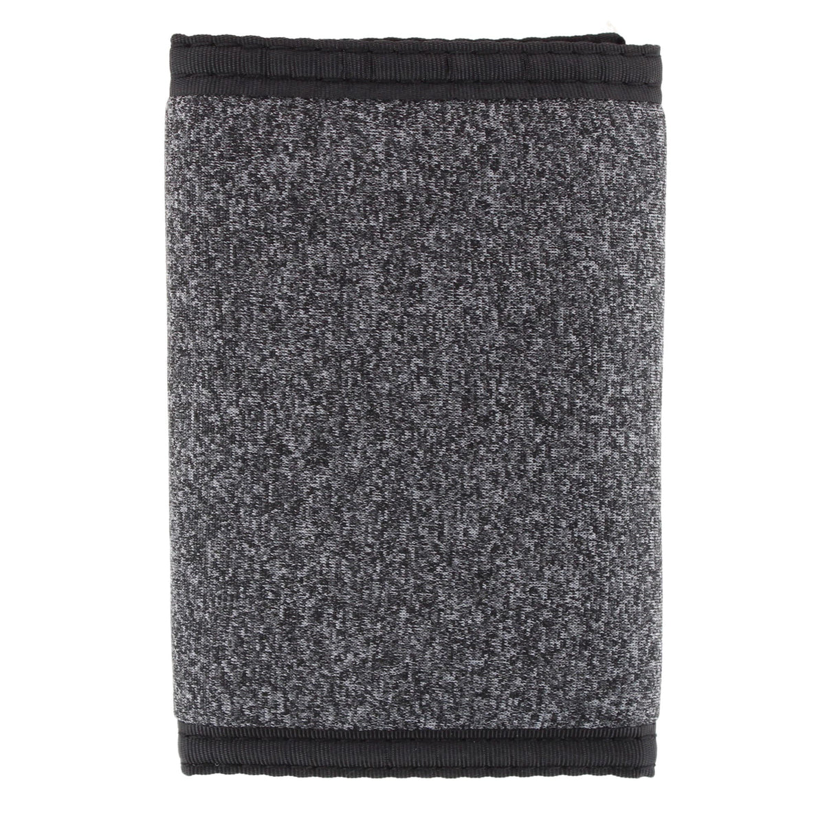 Fila Men's Sporty Trifold Wallet with Hook & Loop Closure - Black