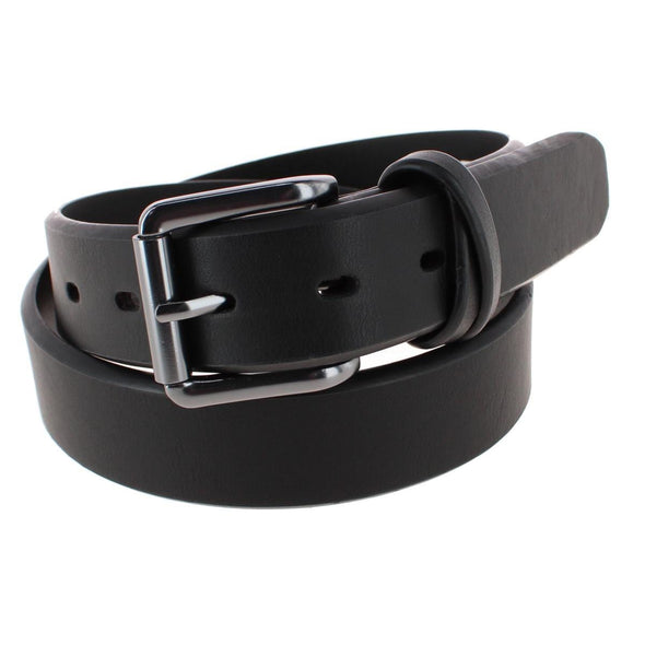 Women's Burnished Edge and Crossed Loop Casual Belt