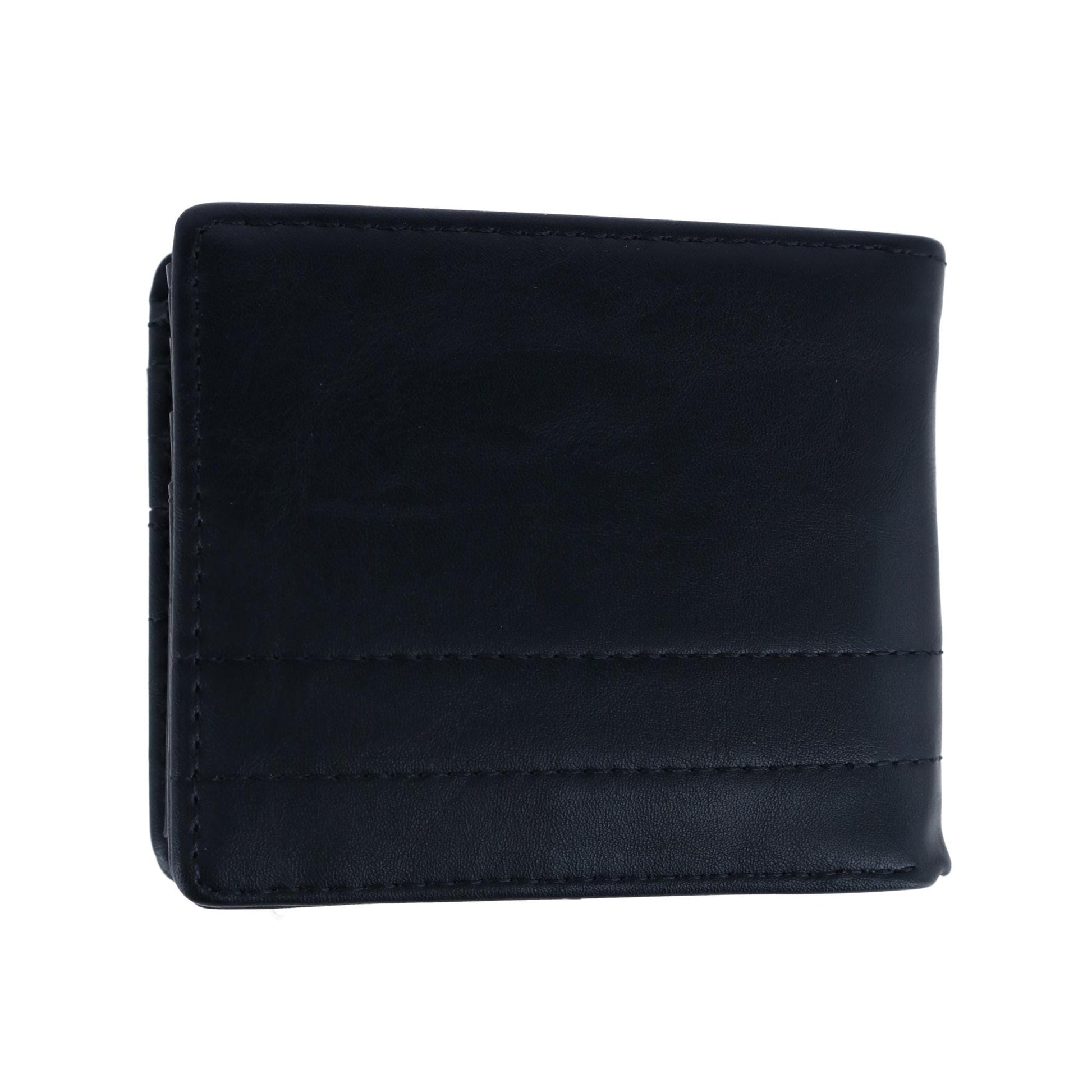 Lee Men's Embossed Passcase Wallet - Black