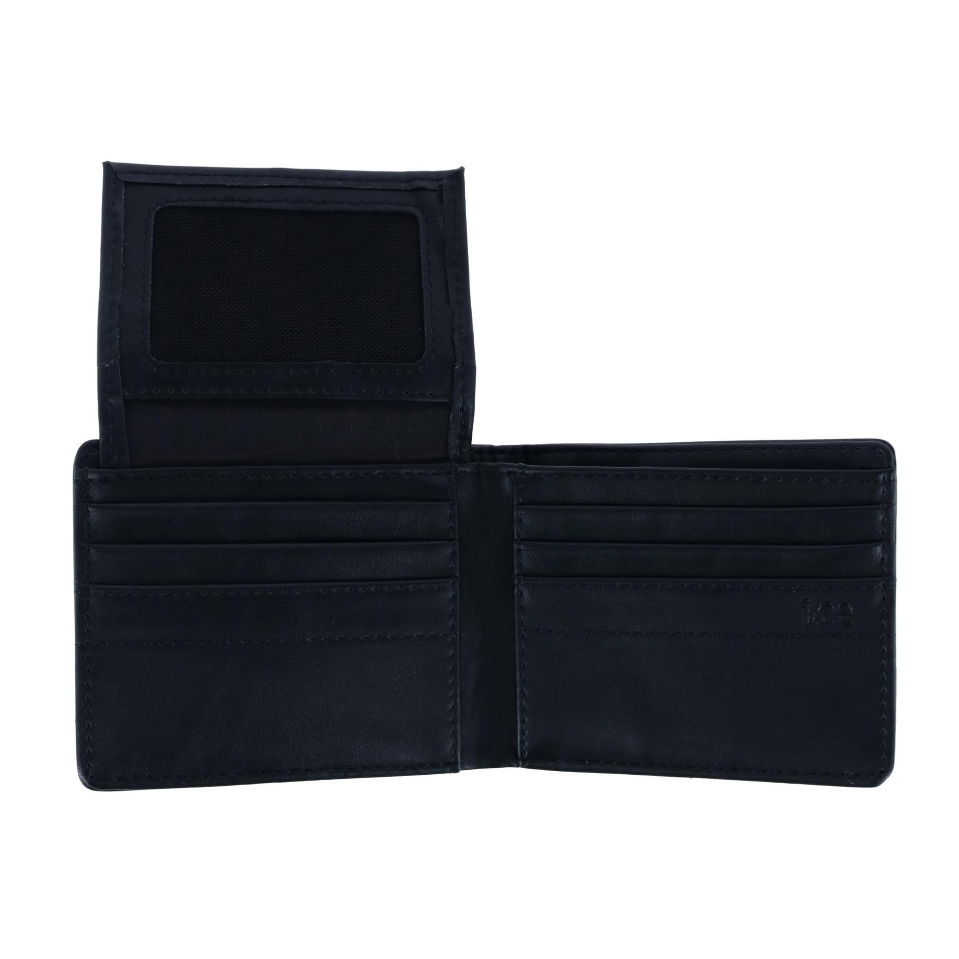 Lee Men's Embossed Passcase Wallet - Black