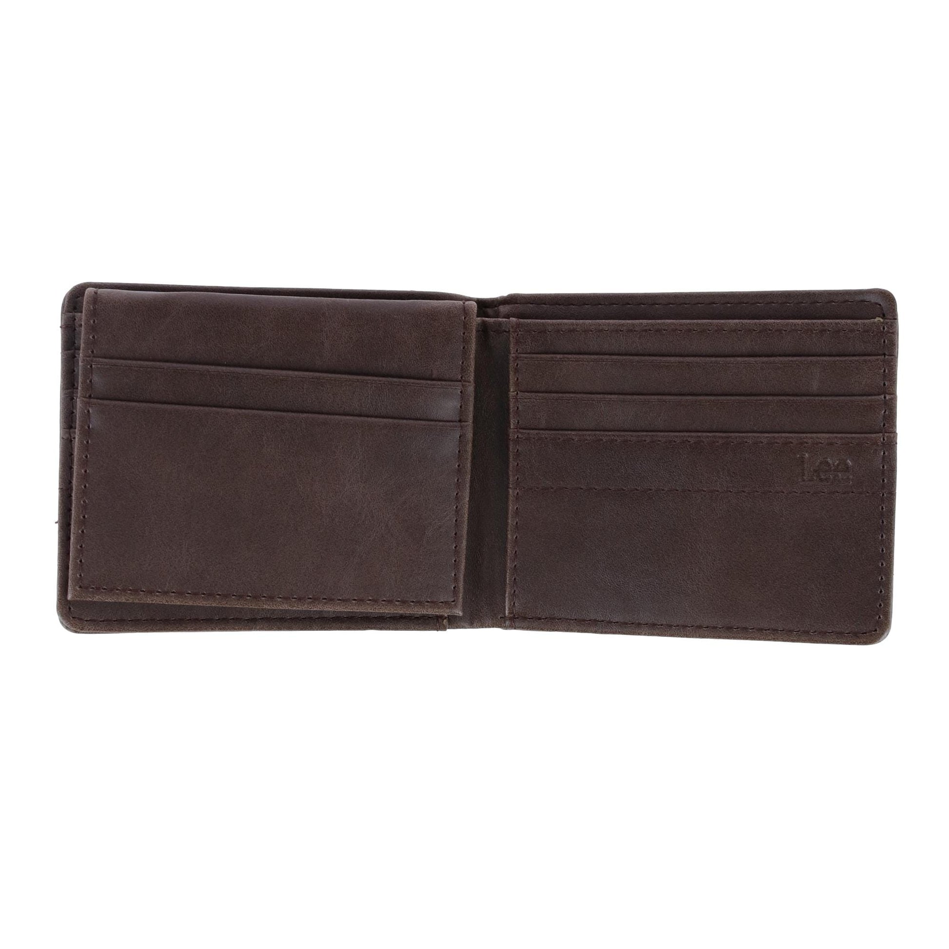 Lee Men's Embossed Passcase Wallet - Brown