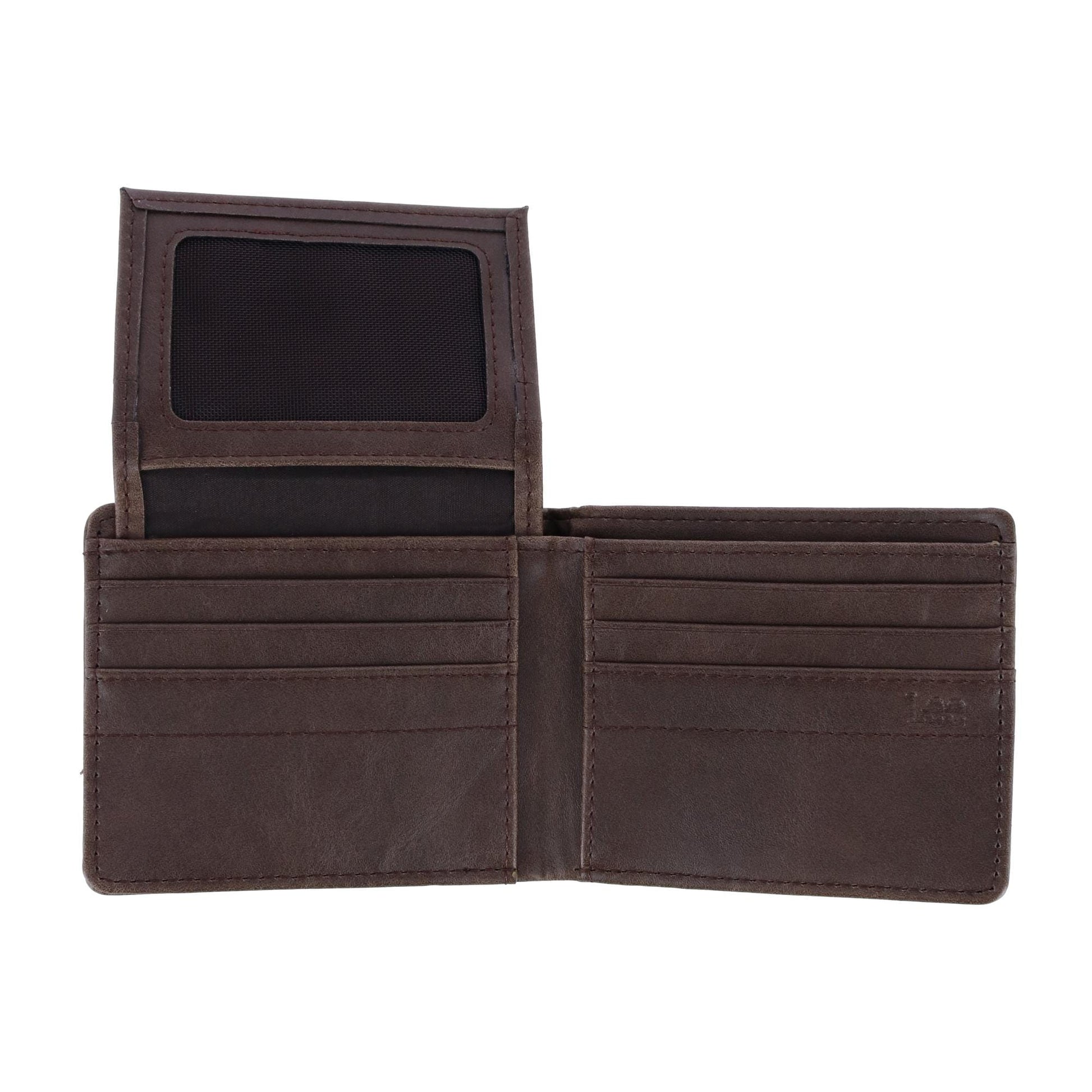 Lee Men's Embossed Passcase Wallet - Brown