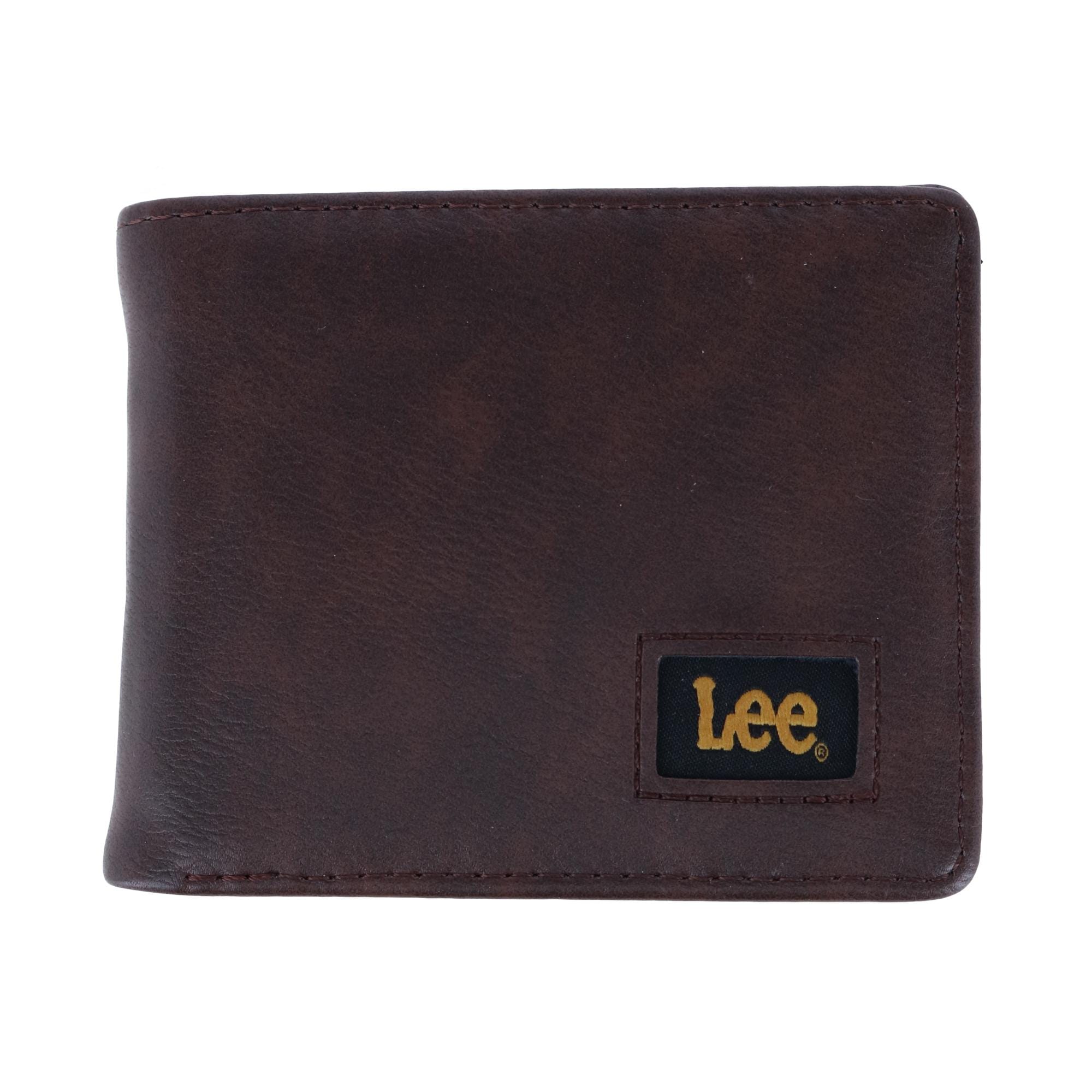 Lee Men's Pebble Grain Traveler Wallet - Brown