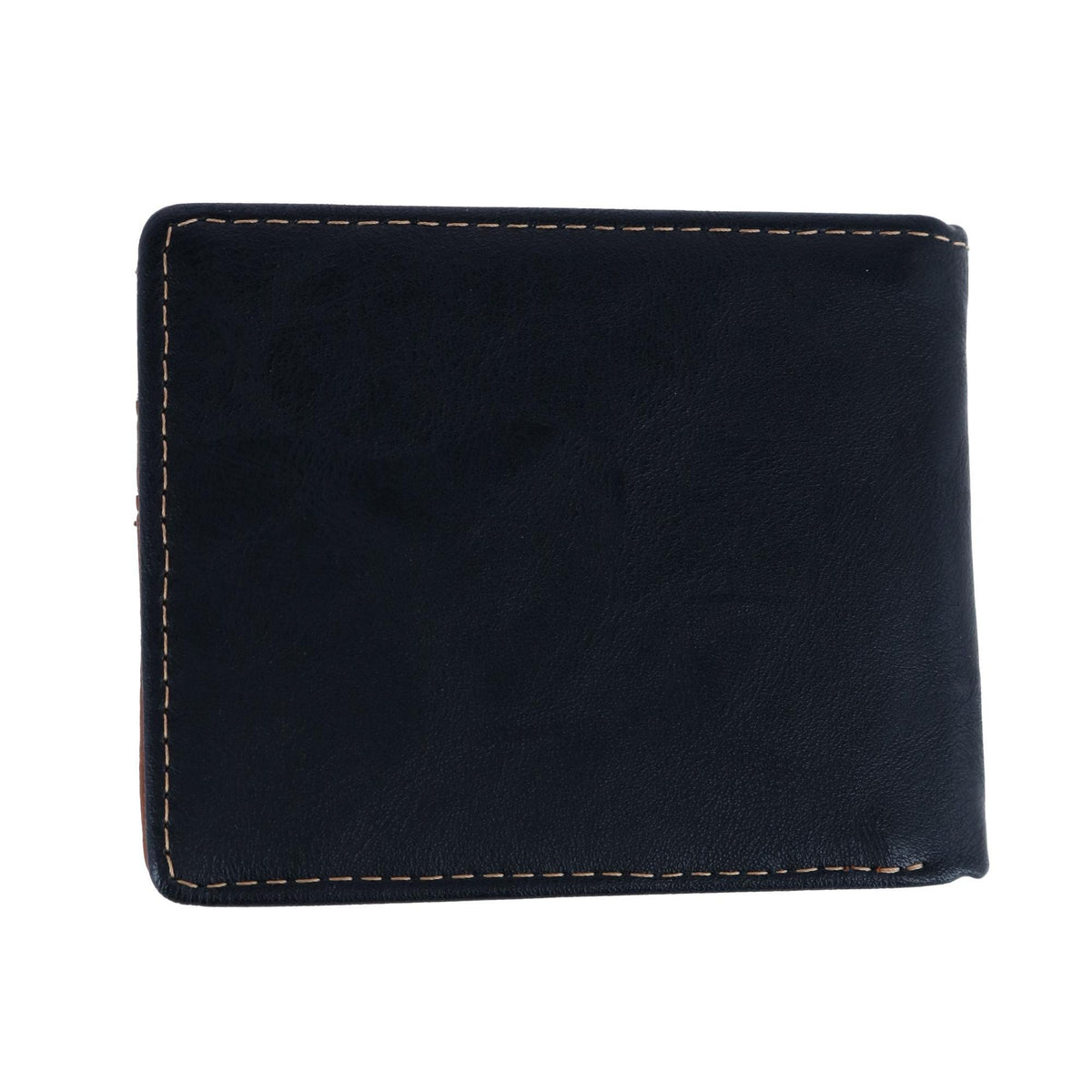 Lee Men's Tumbled Faux Leather Bifold Wallet - Black
