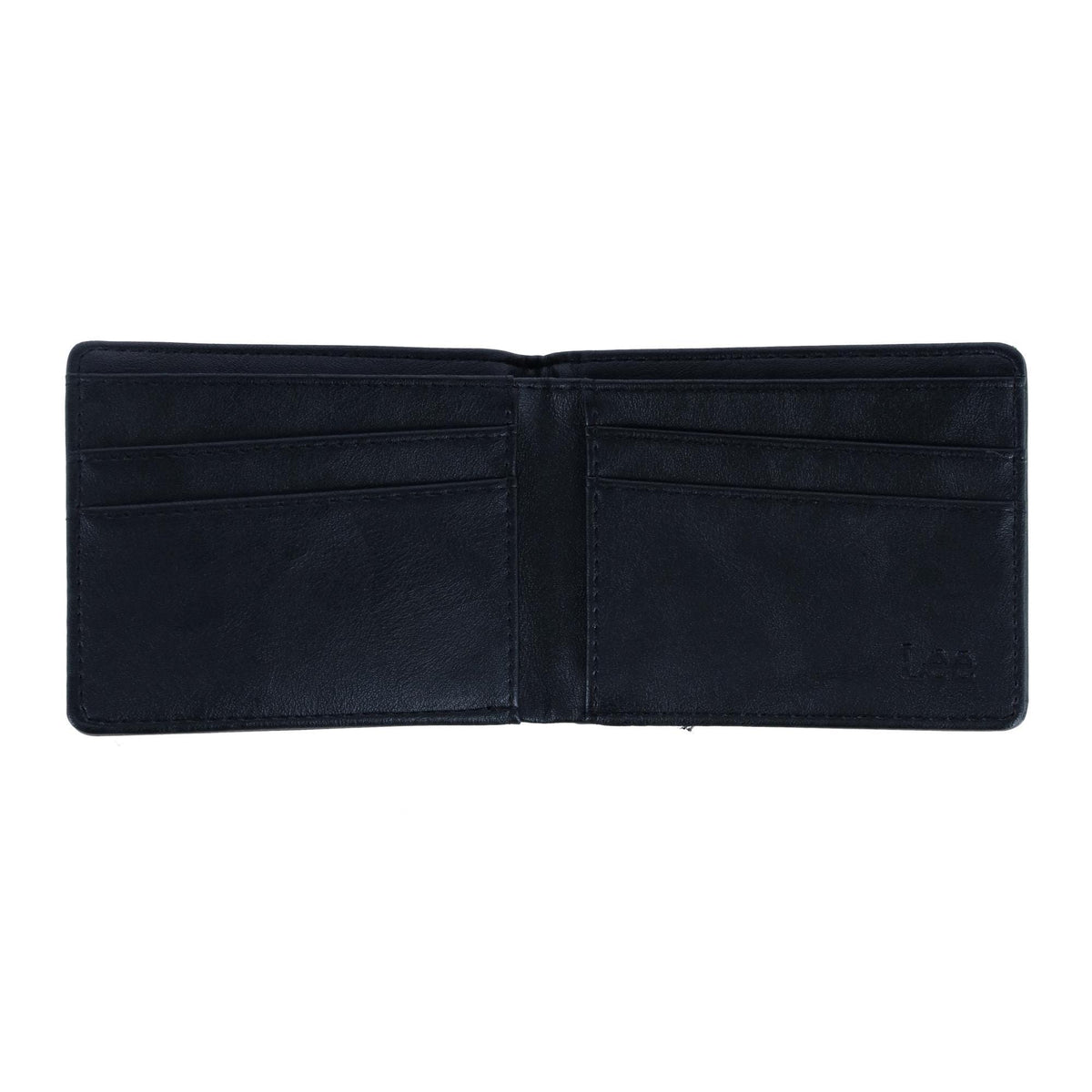 Lee Men's Tumbled Faux Leather Bifold Wallet - Gray