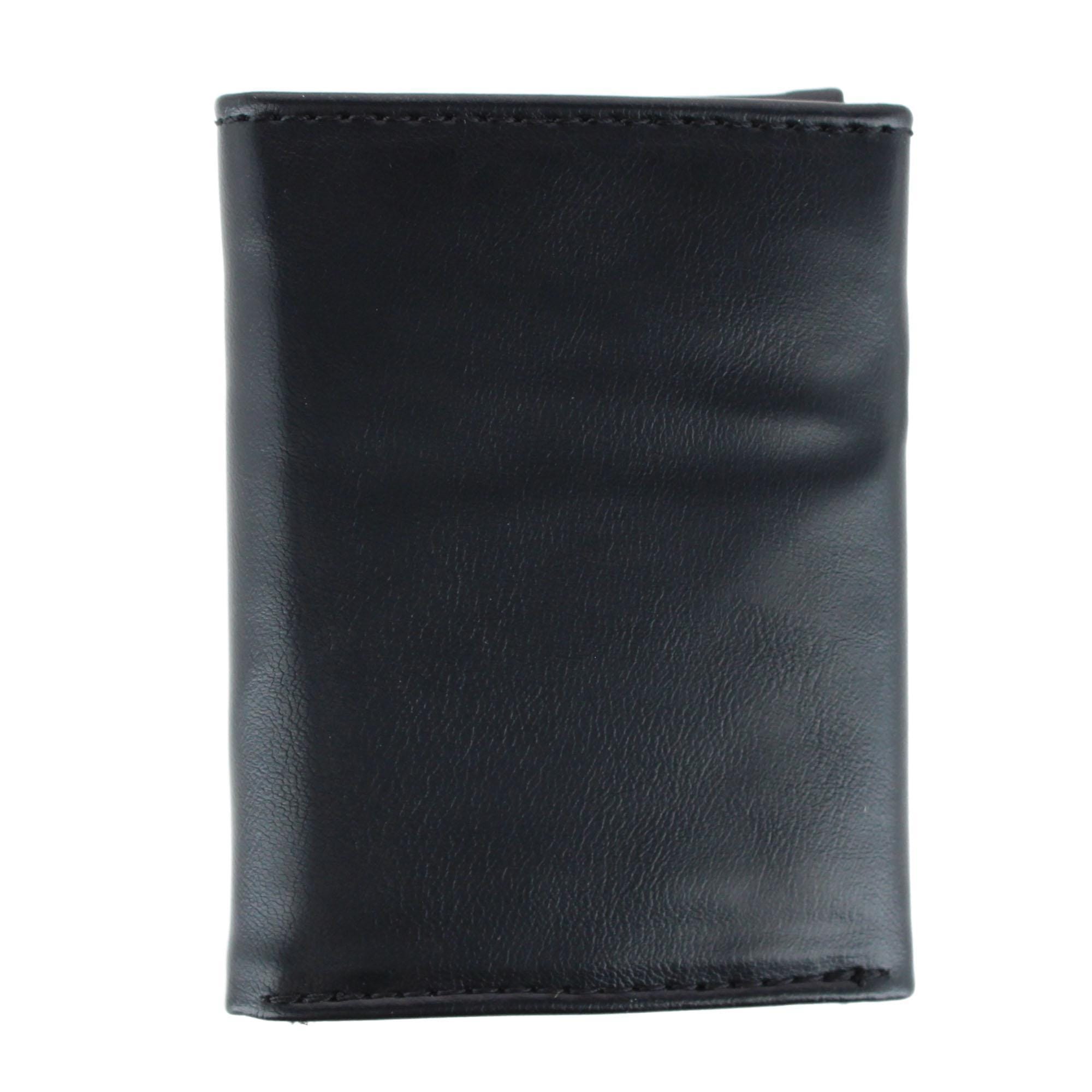 Lee Men's Smooth Trifold Wallet - Black