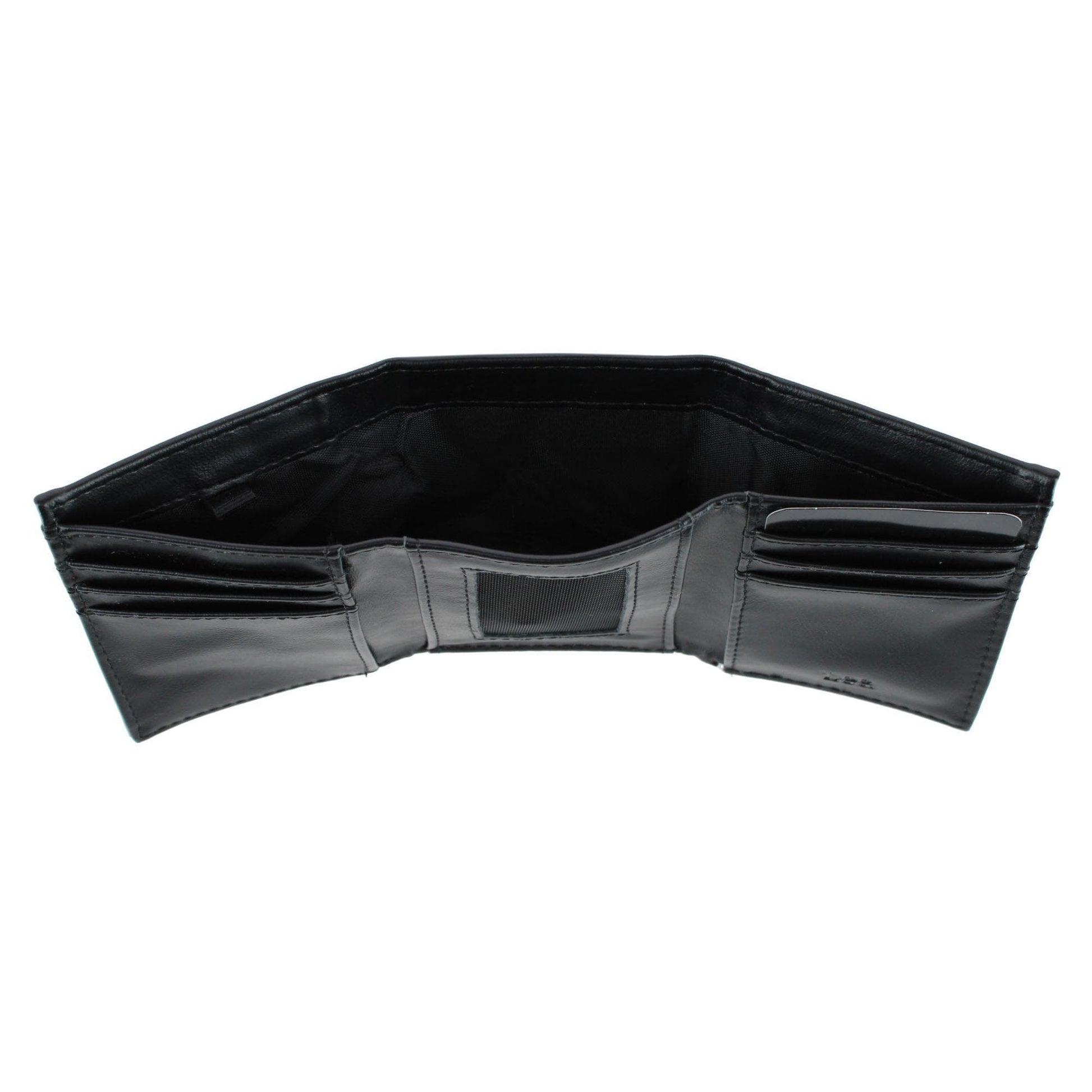 Lee Men's Smooth Trifold Wallet - Black