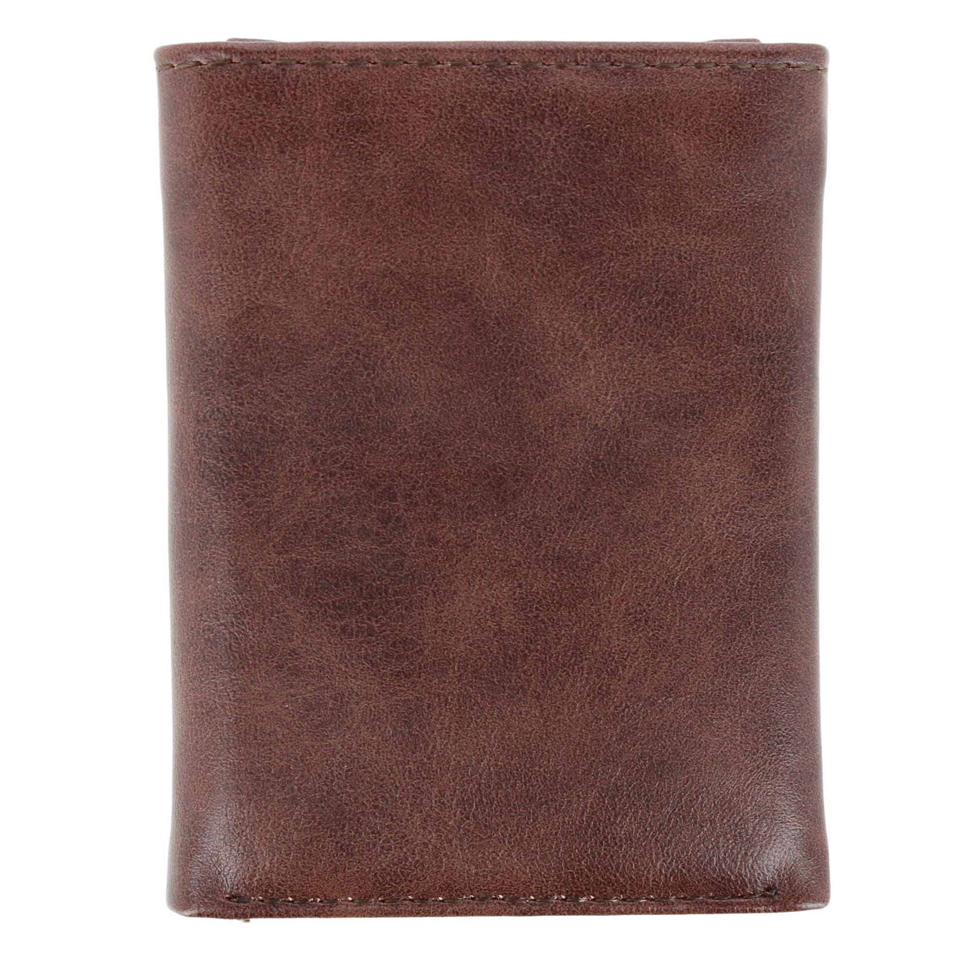 Lee Men's Smooth Trifold Wallet - Brown