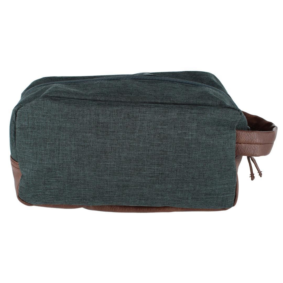 London Fog Men's Accessory Case Travel Kit with Carrying Handle - Sage Green