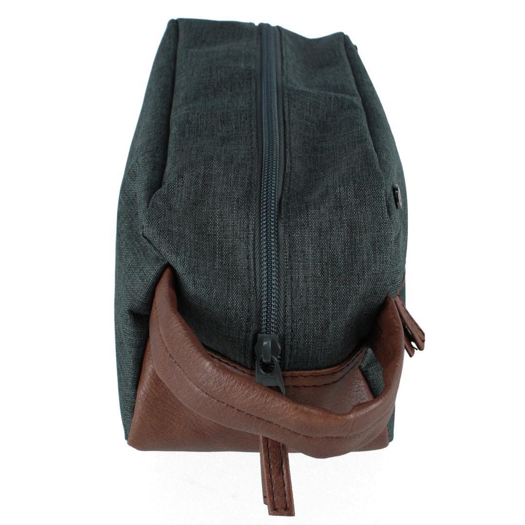 London Fog Men's Accessory Case Travel Kit with Carrying Handle - Sage Green