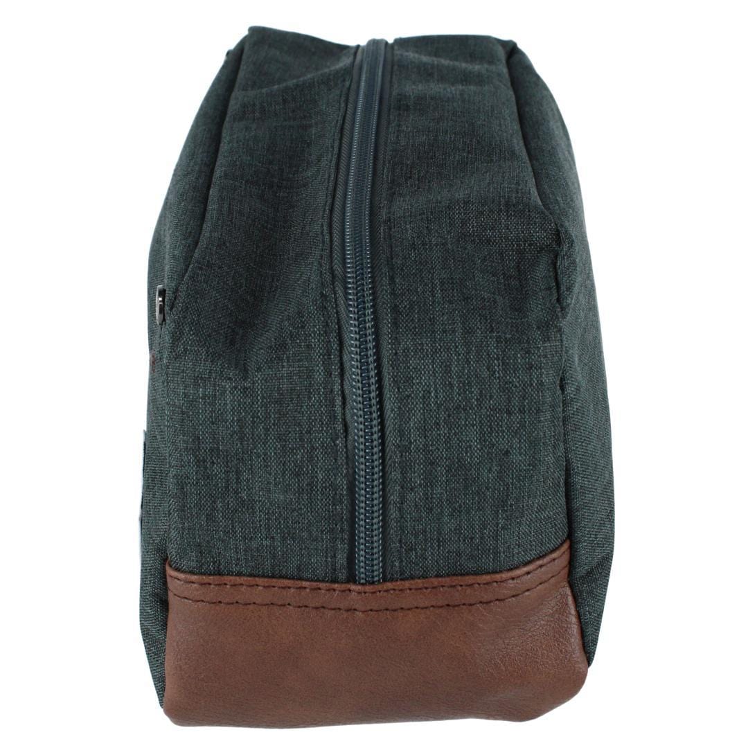 London Fog Men's Accessory Case Travel Kit with Carrying Handle - Sage Green