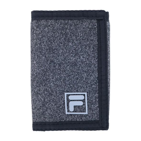 Men's Trifold Wallet with Hook and Loop Closure
