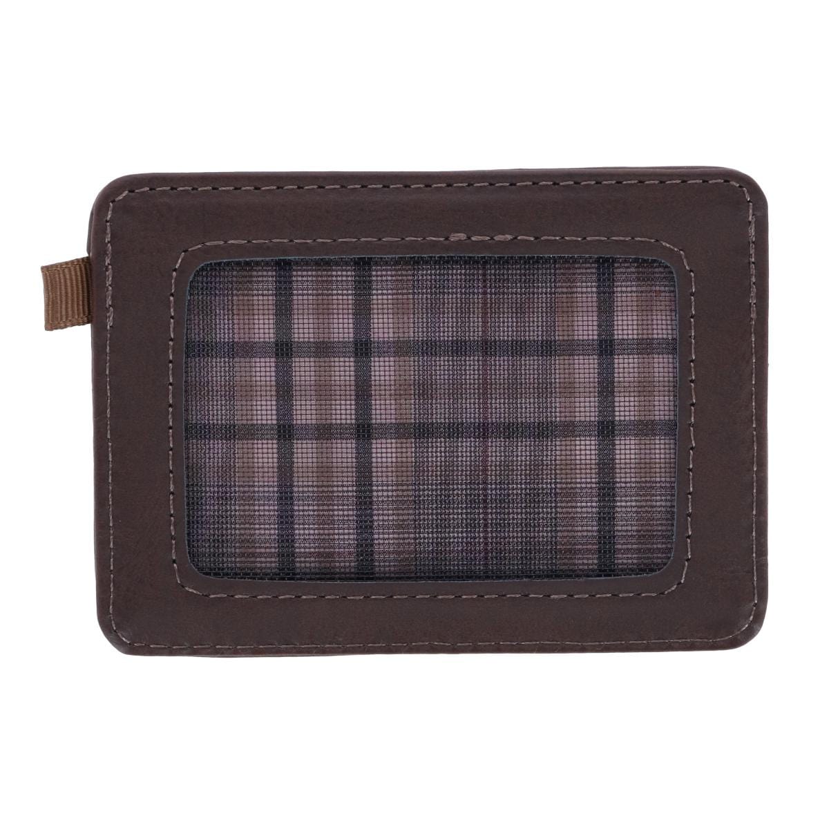 London Fog Men's Leather Passcase Wallet with Removable Case - Brown