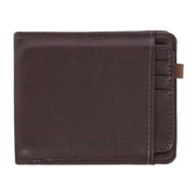 Men's Leather Passcase Wallet with Removable Case